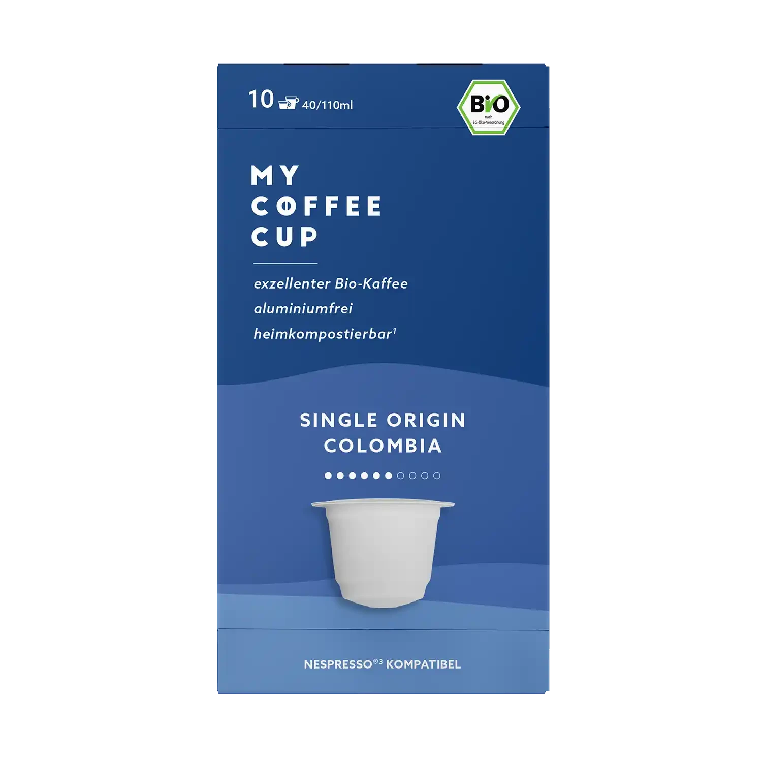 Nespresso kompatible Kapseln - single origin colombia - MyCoffeeCup.ch