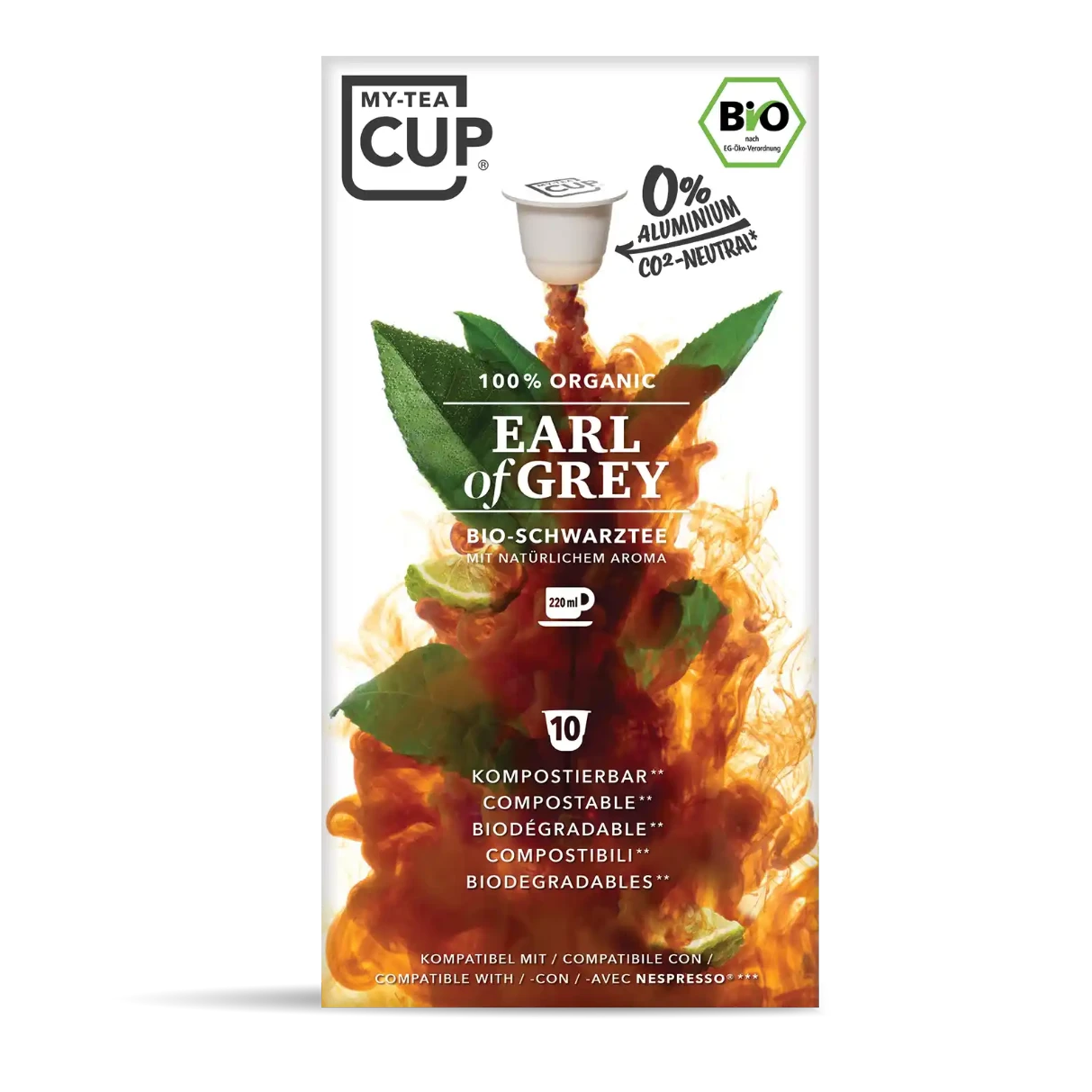 Nespresso kompatible Kapseln - earl of grey - MyCoffeeCup.ch