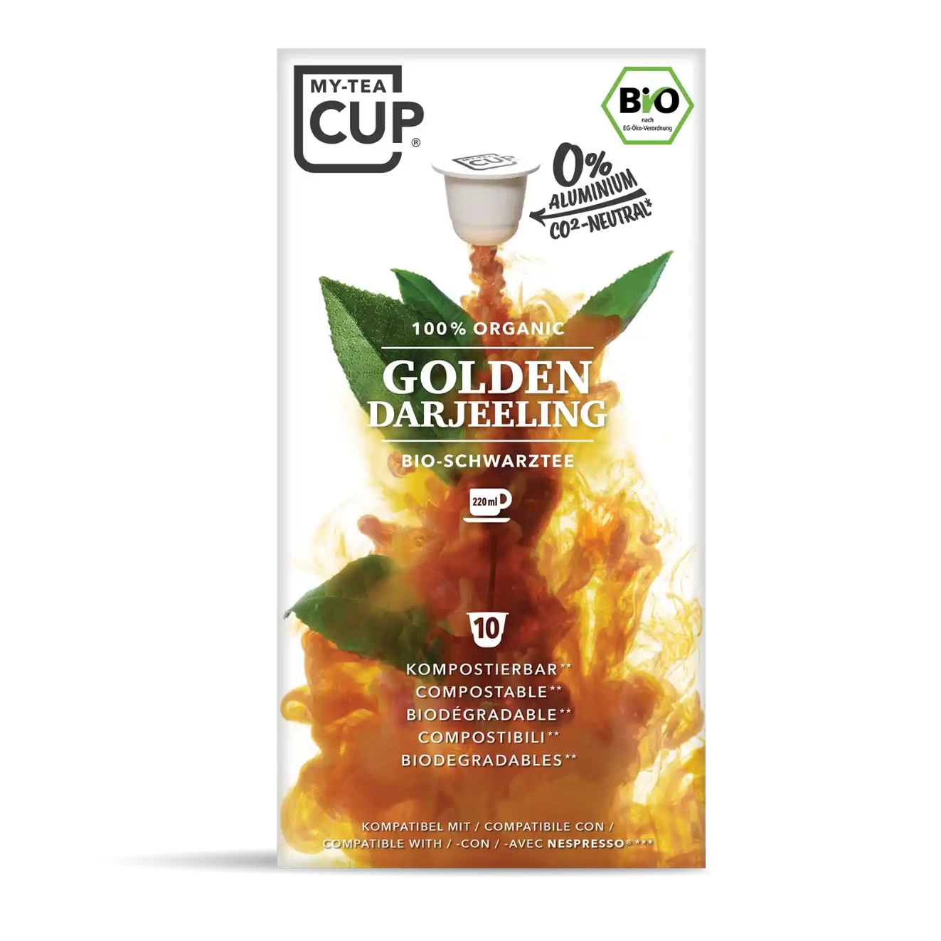Nespresso kompatible Kapseln - golden darjeeling - MyCoffeeCup.ch