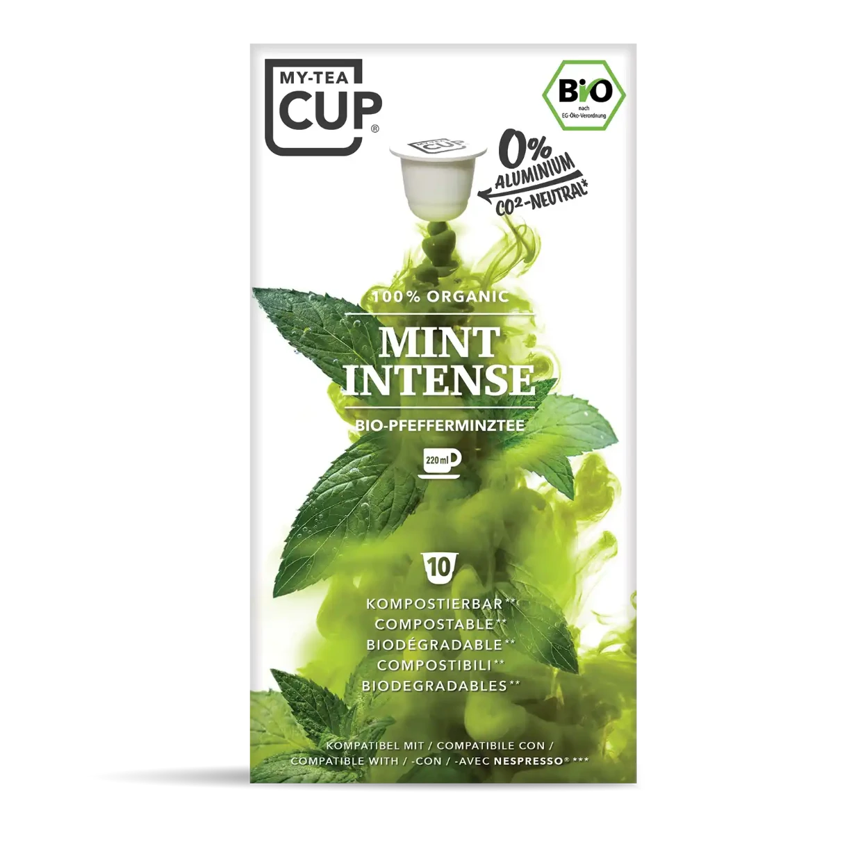 Nespresso kompatible Kapseln - mint intense - MyCoffeeCup.ch