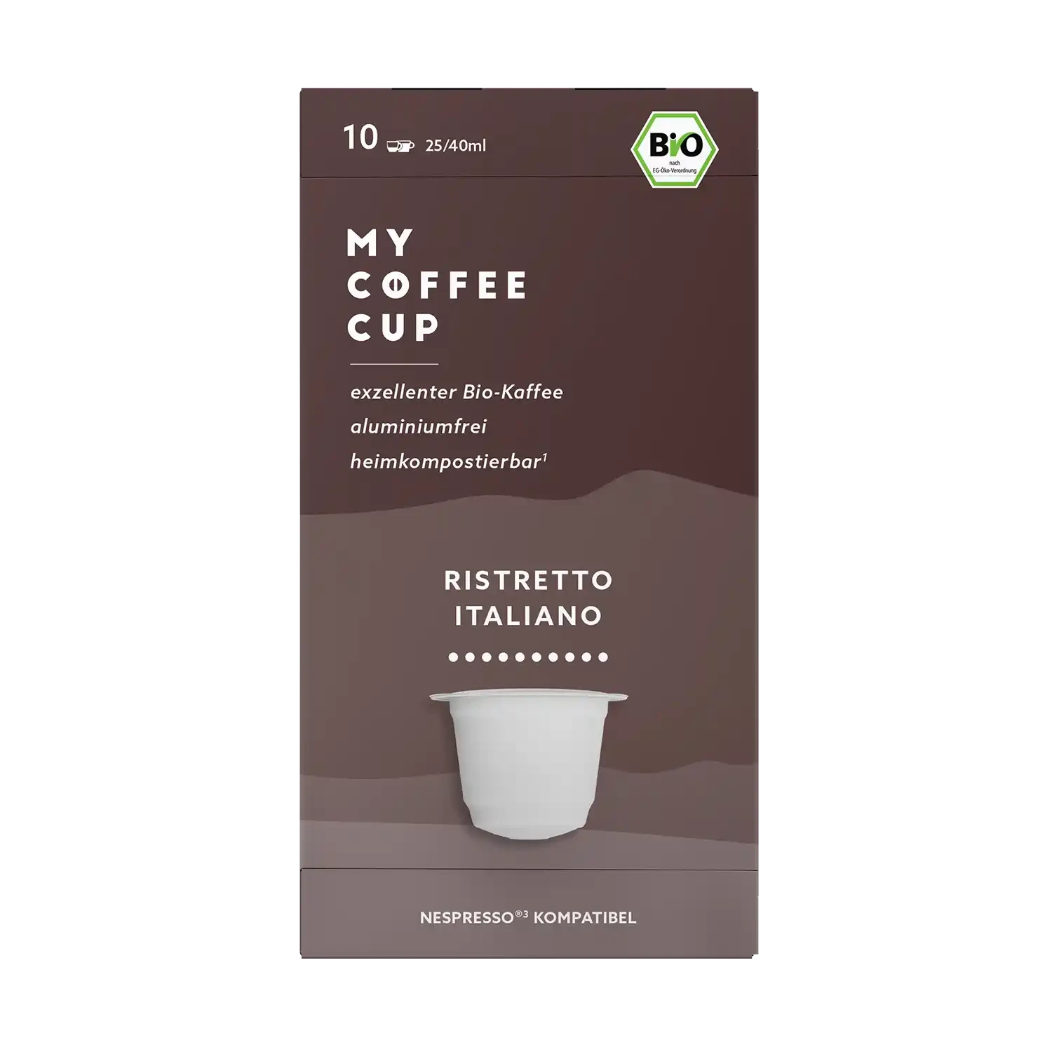 Nespresso kompatible Kapseln - ristretto italiano - MyCoffeeCup.ch