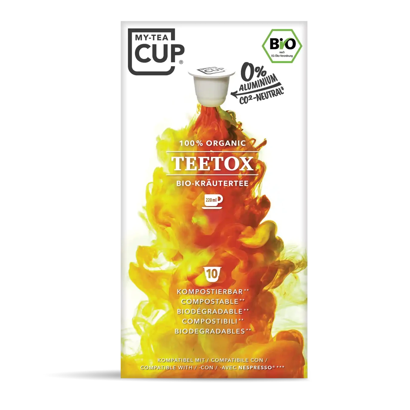Nespresso kompatible Kapseln - teetox - MyCoffeeCup.ch
