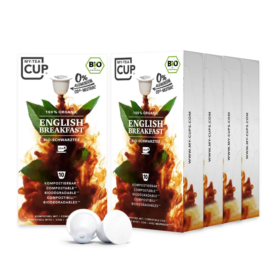 Nespresso kompatible Kapseln - english breakfast 50 pack - MyCoffeeCup.ch