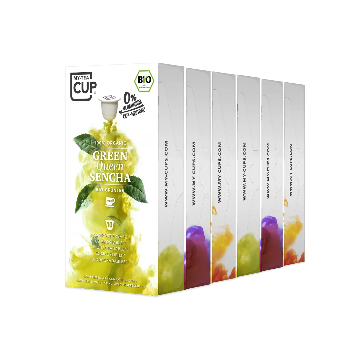 Nespresso kompatible Kapseln - 6 tea bundle - MyCoffeeCup.ch