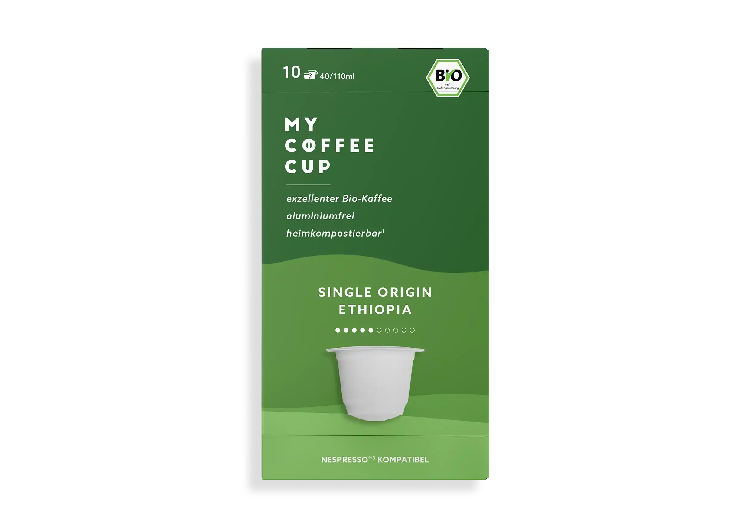 Nespresso kompatible Kapseln - single origin ethiopia - MyCoffeeCup.ch