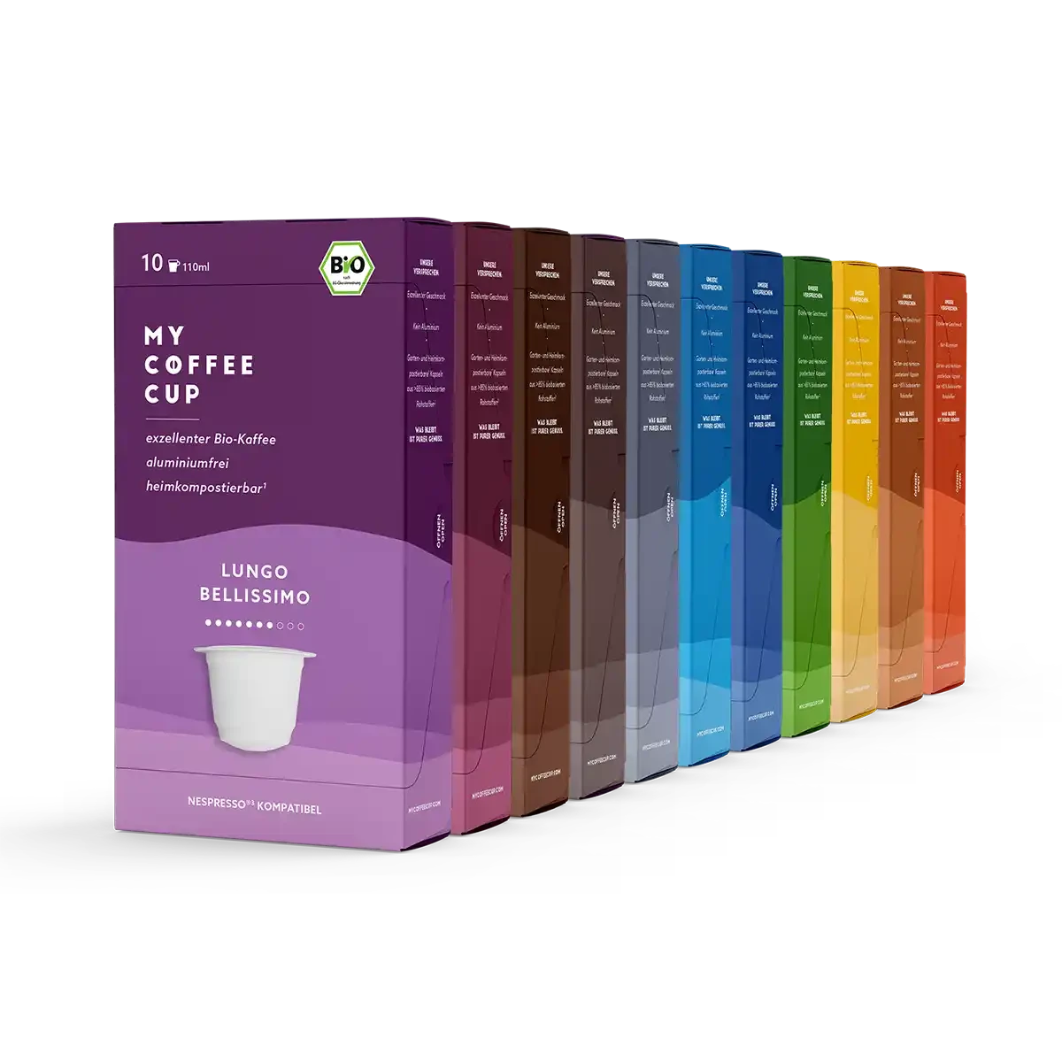 Nespresso kompatible Kapseln - grand selection - MyCoffeeCup.ch