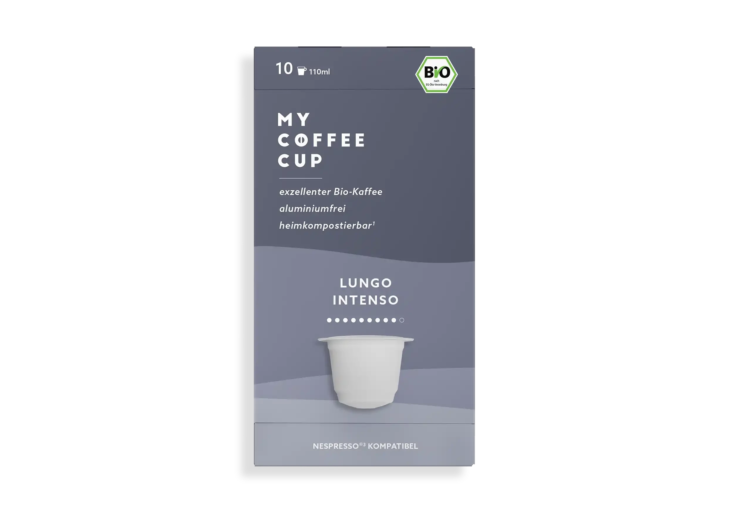 Nespresso kompatible Kapseln - lungo intenso - MyCoffeeCup.ch