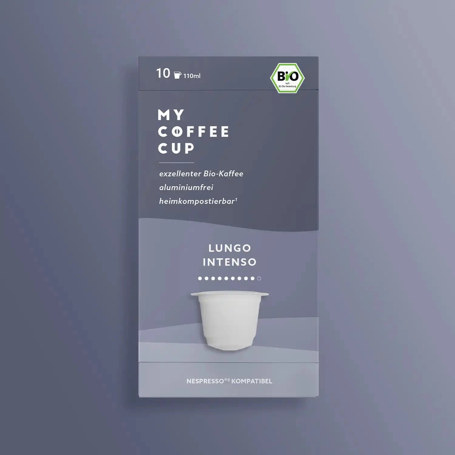 Nespresso kompatible Kapseln - lungo intenso - MyCoffeeCup.ch