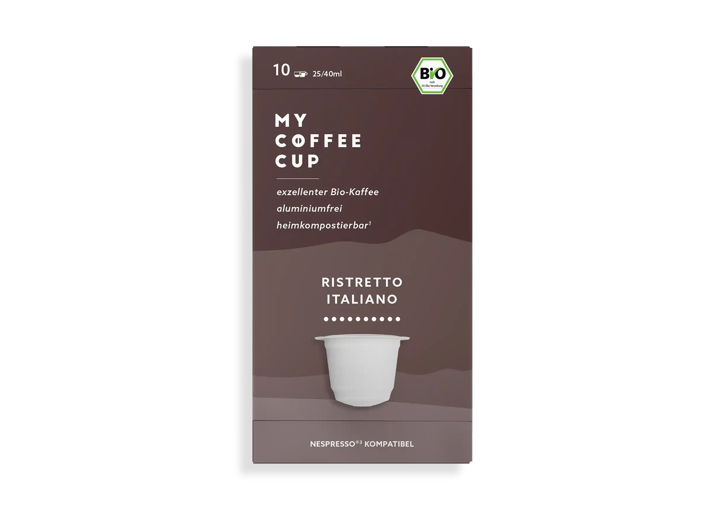 Nespresso kompatible Kapseln - ristretto italiano - MyCoffeeCup.ch