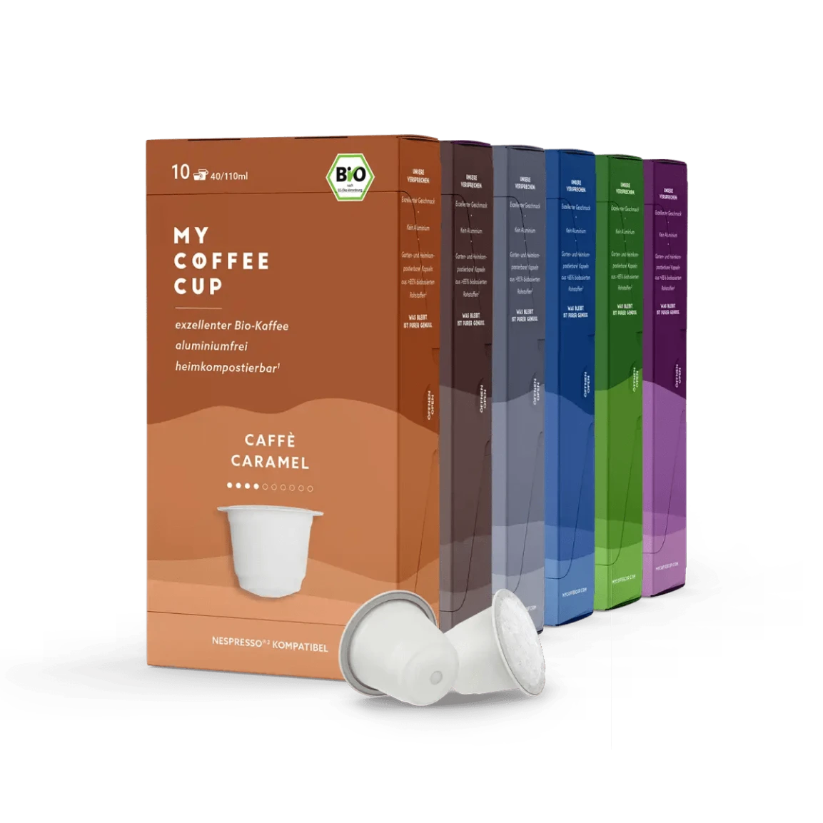 Nespresso kompatible Kapseln - coffee bundle - MyCoffeeCup.ch