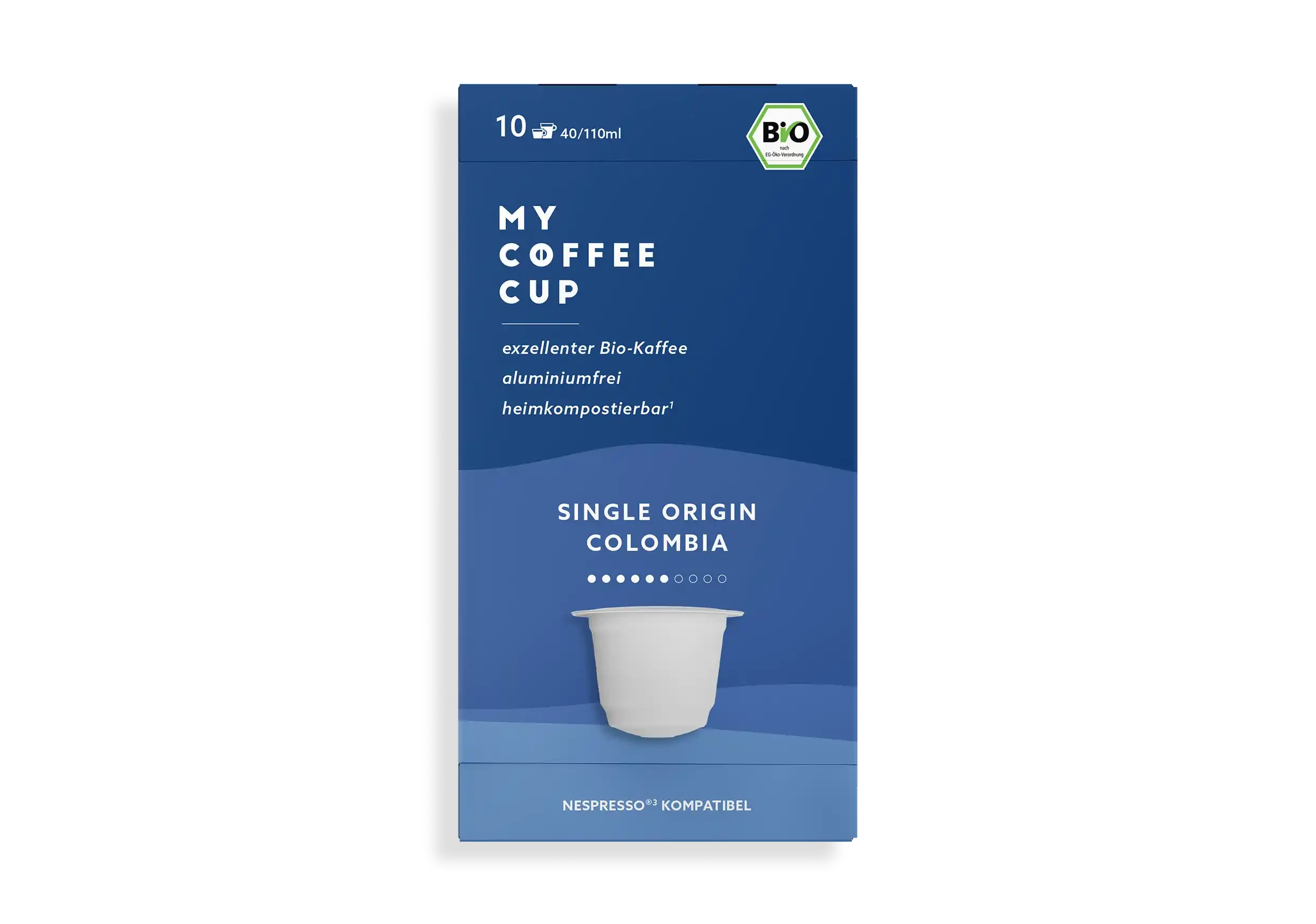 Nespresso kompatible Kapseln - single origin colombia - MyCoffeeCup.ch