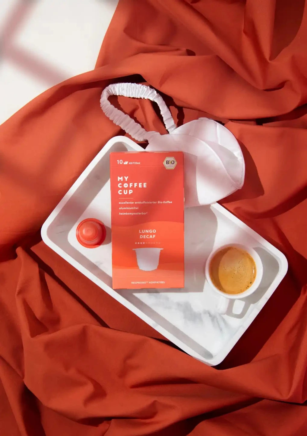 Nespresso kompatible Kapseln - lungo decaf - MyCoffeeCup.ch