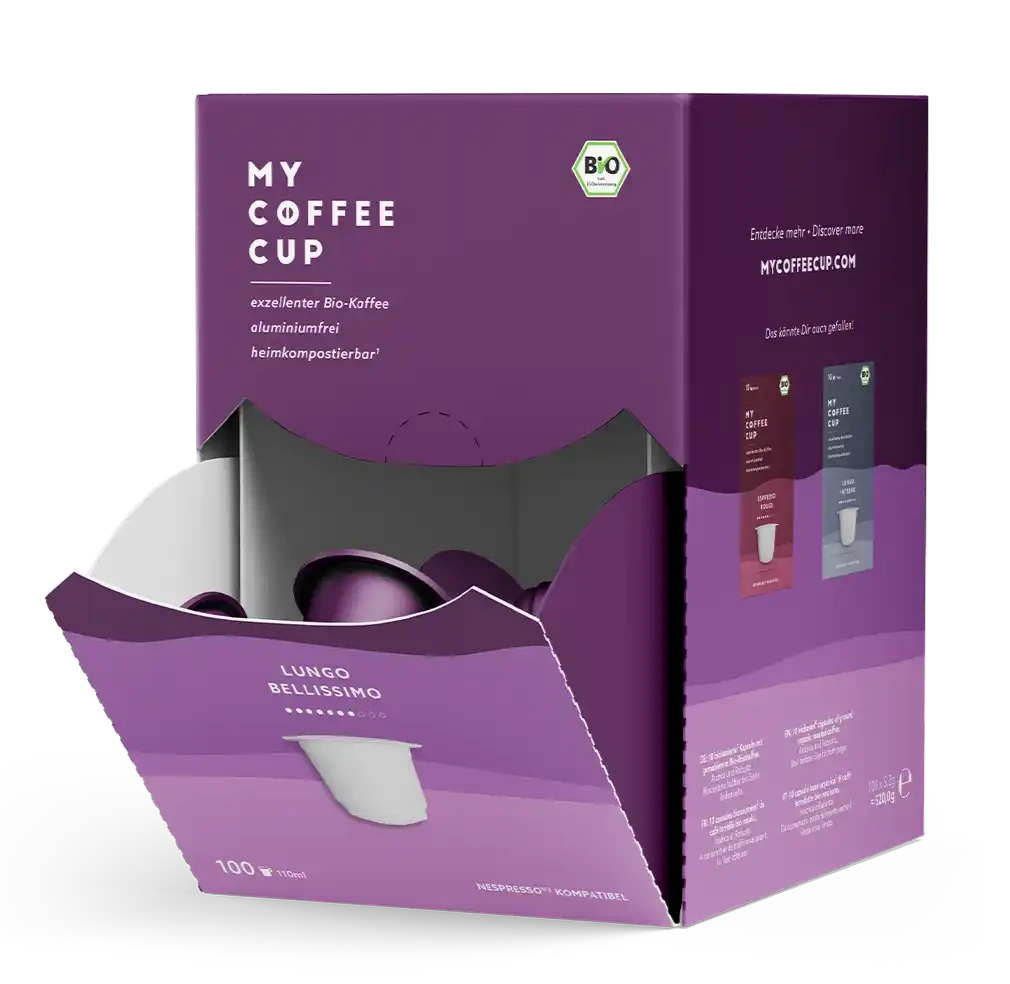 Nespresso kompatible Kapseln - lungo bellissimo- MyCoffeeCup.ch