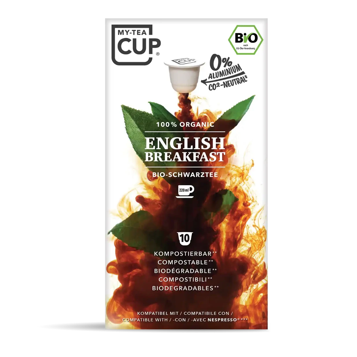 Nespresso kompatible Kapseln - english breakfast -  MyCoffeeCup.ch