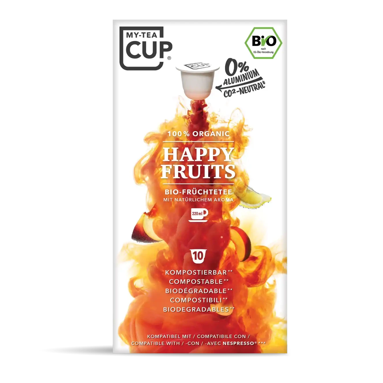 Nespresso kompatible Kapseln - happy fruits -  MyCoffeeCup.ch