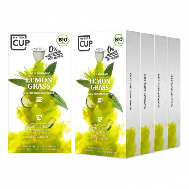 Nespresso kompatible Kapseln - lemon grass 50 pack -  MyCoffeeCup.ch