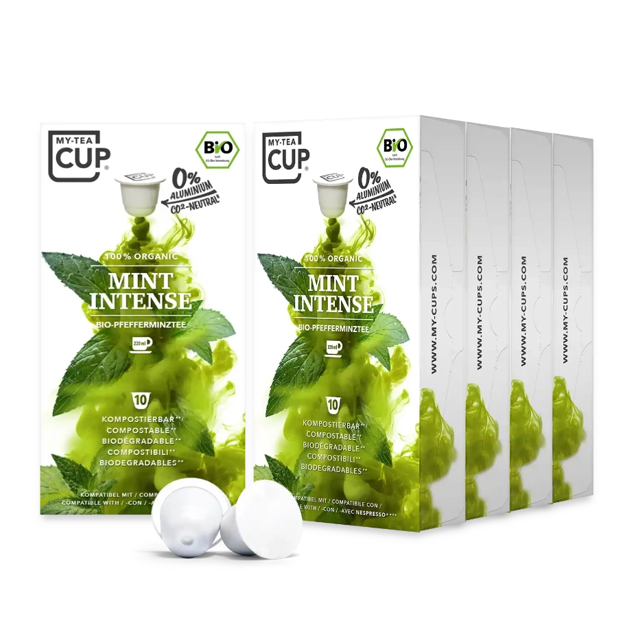 Nespresso kompatible Kapseln - mint intense 50 pack -  MyCoffeeCup.ch