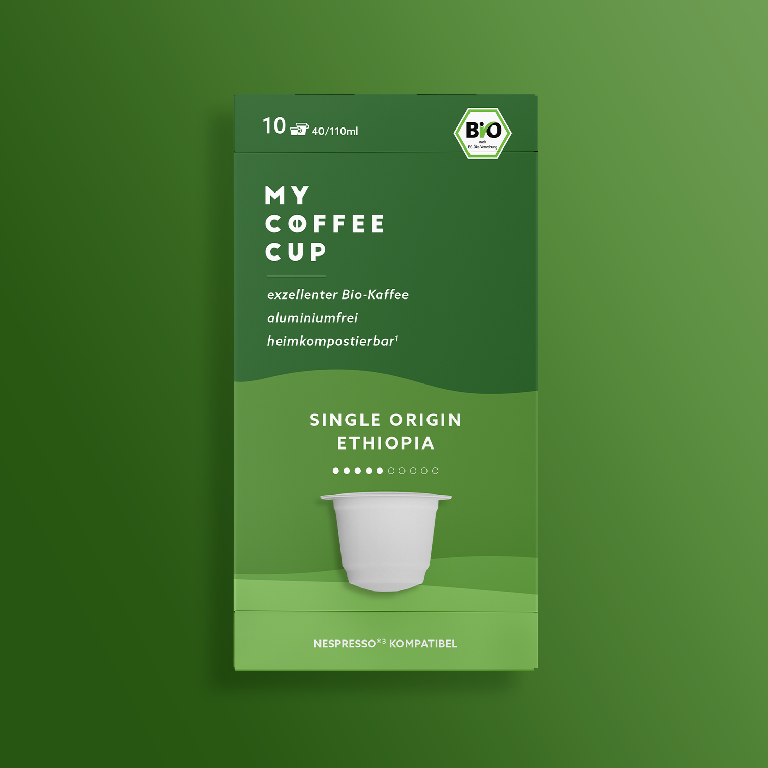 Nespresso Professional Colombia Organic Single Origin Single Serve Coffee  Capsules - 50/Box
